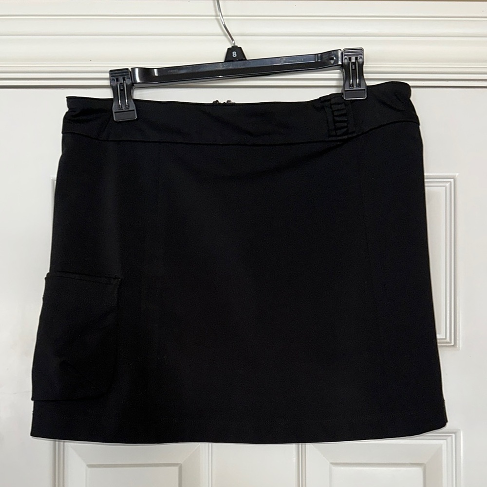 Black Mini Skirt with Pocket